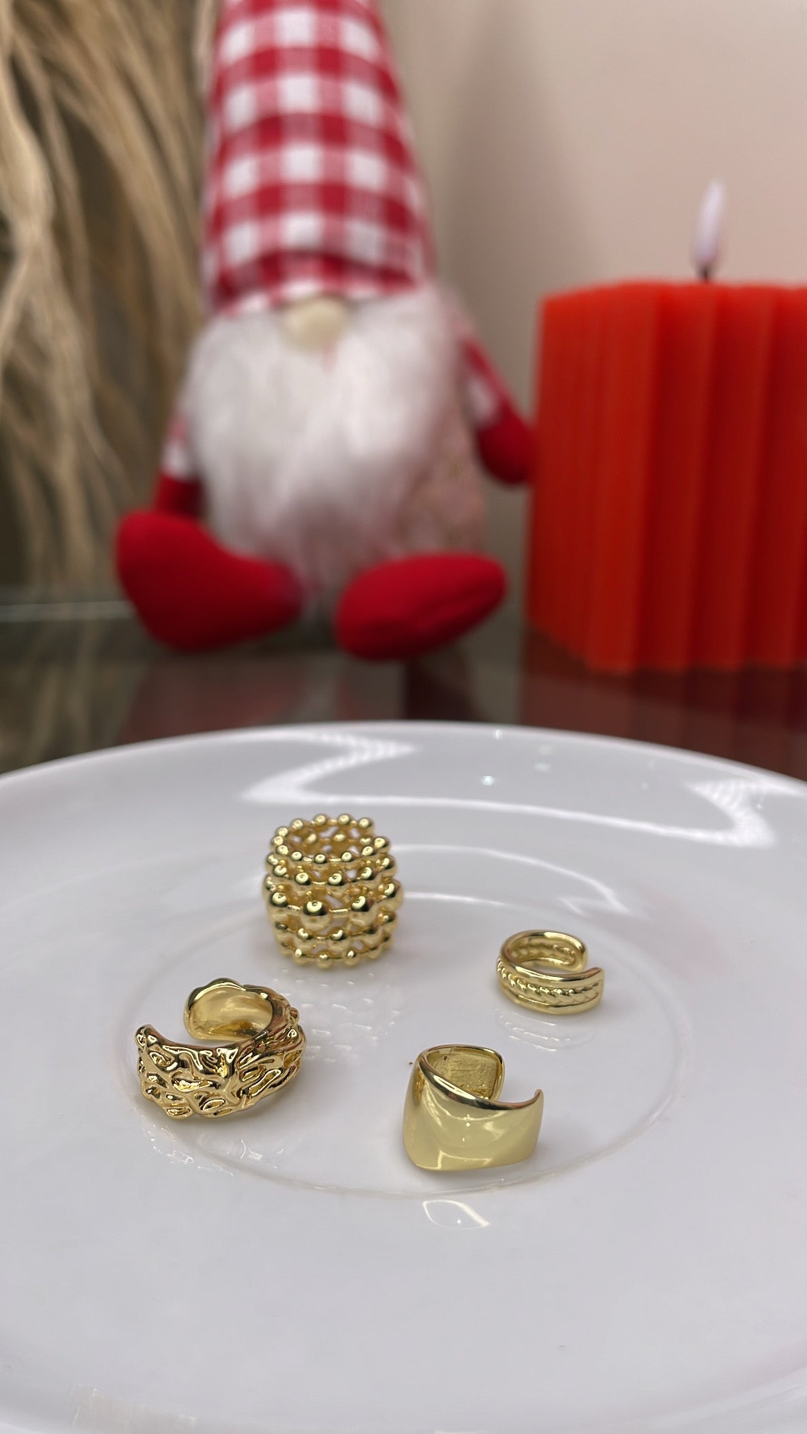 Earcuff luna dorado