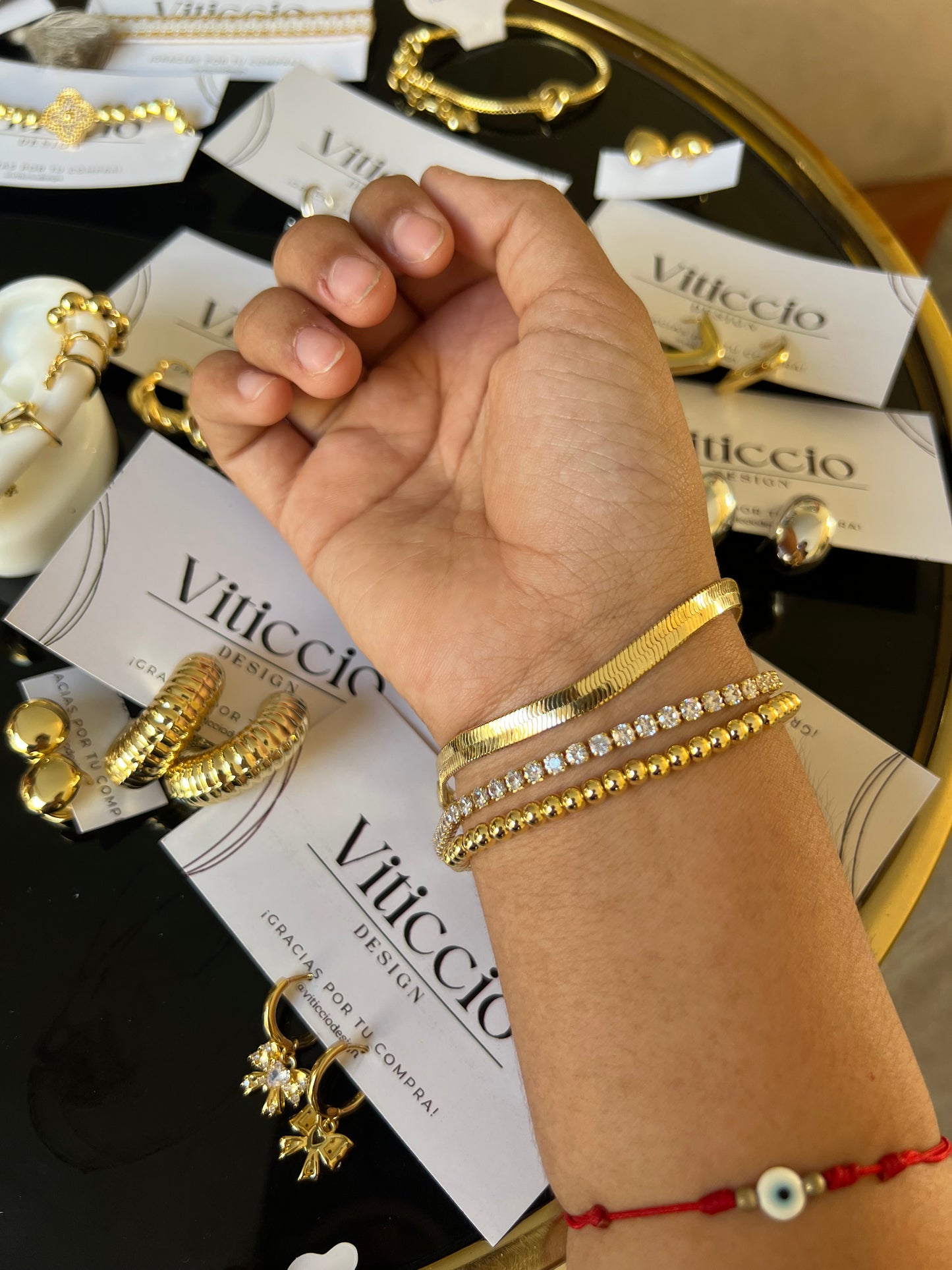 Pulsera brillante