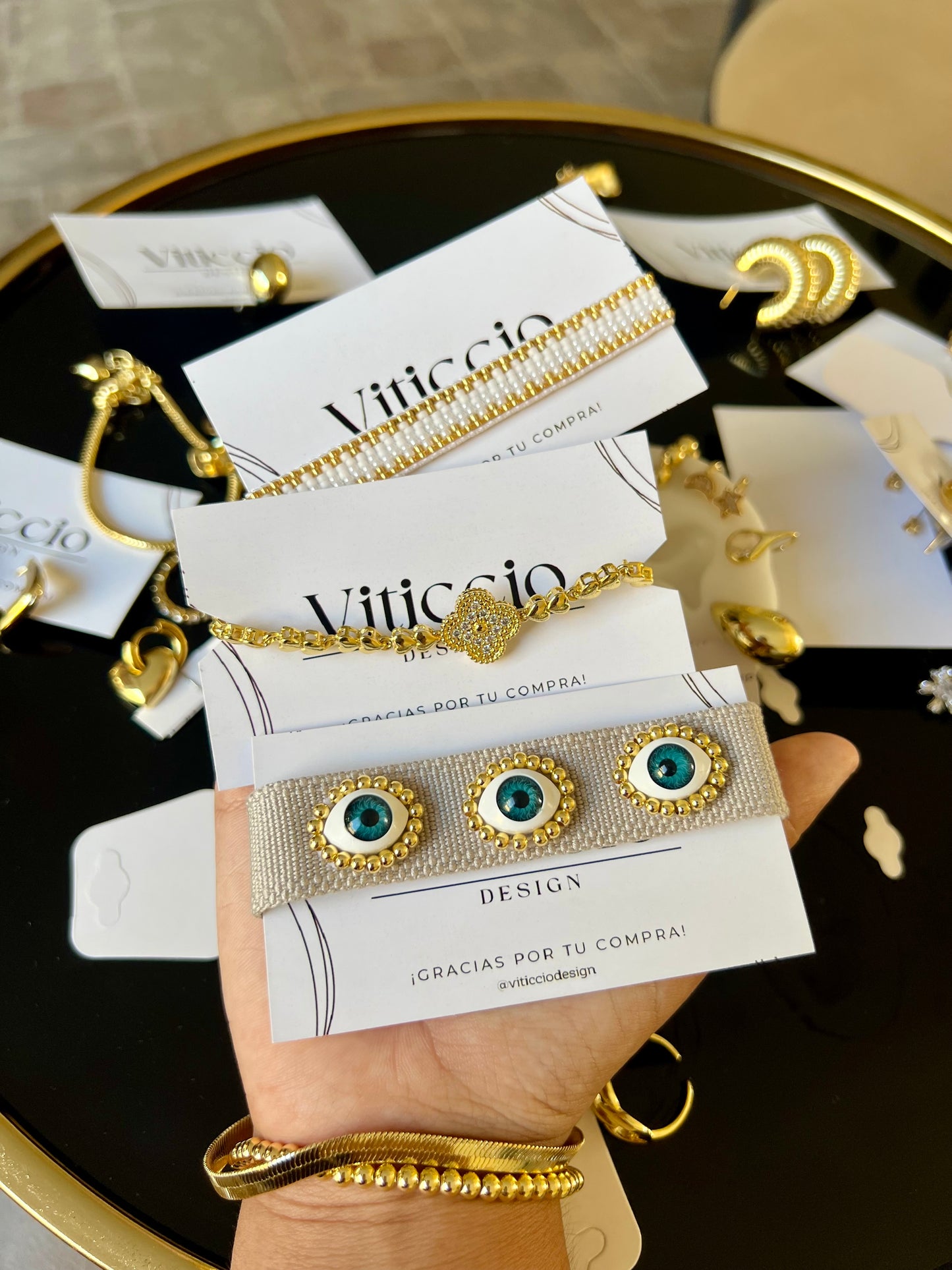 Pulsera de 3 ojos turcos