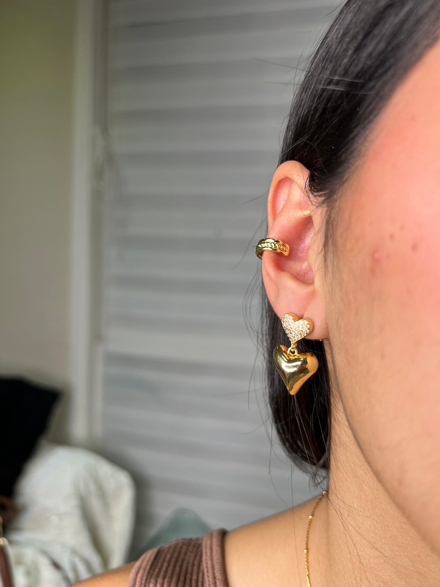 Argollas corazón doble