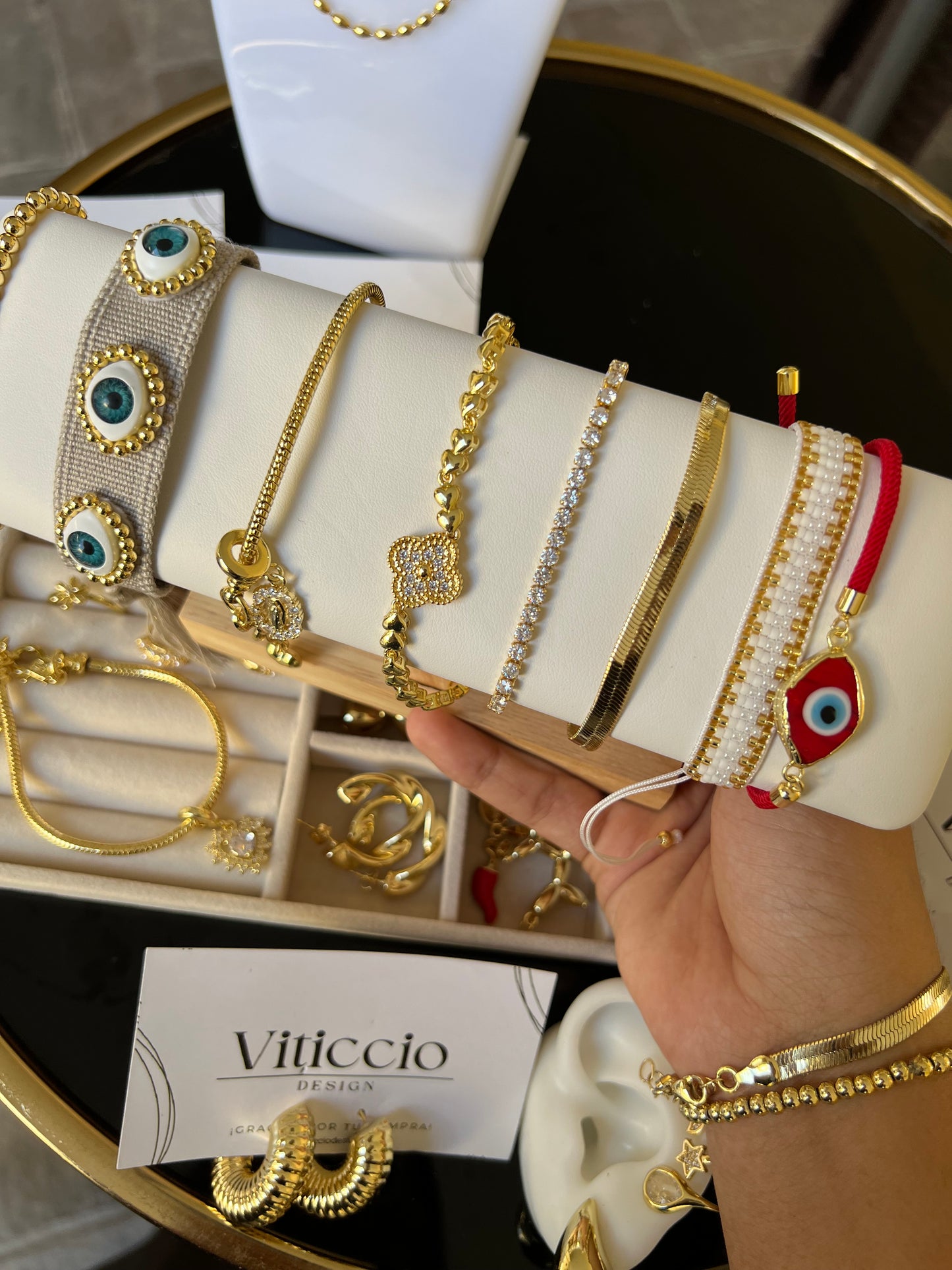 Pulsera brillante