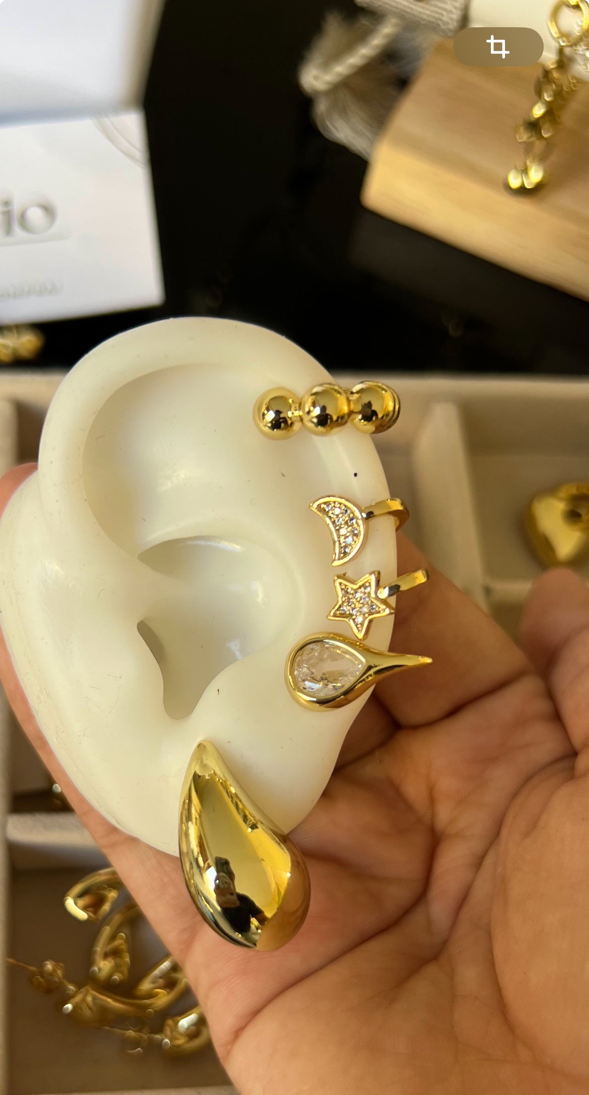 Earcuff dorados