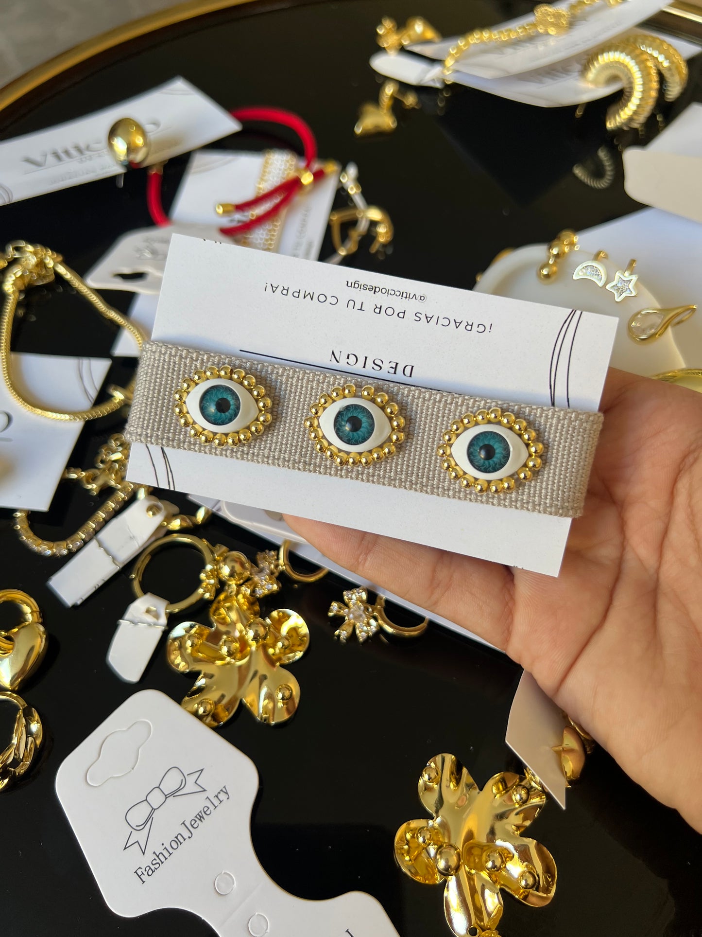 Pulsera de 3 ojos turcos