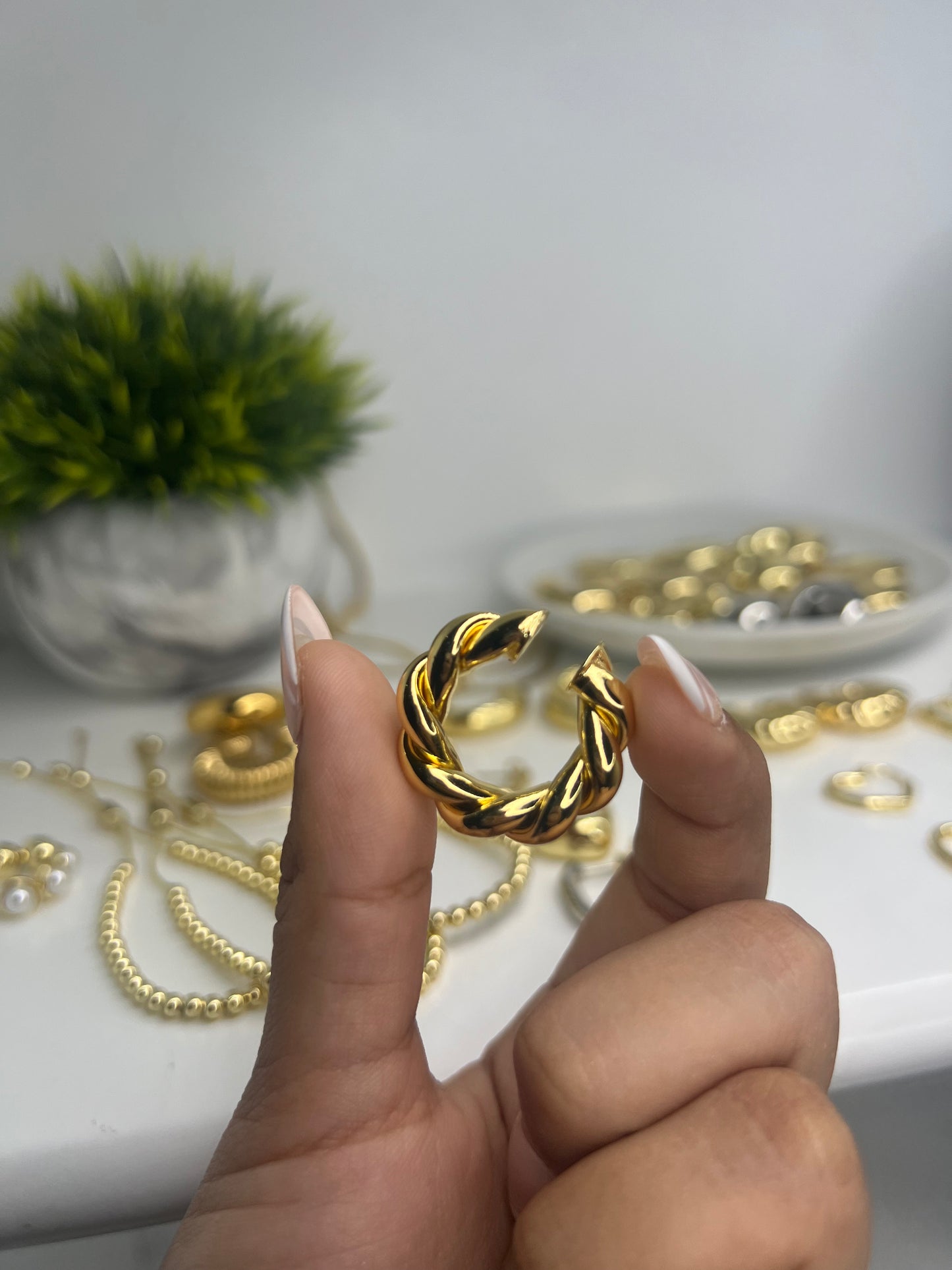 Earcuff trenzado