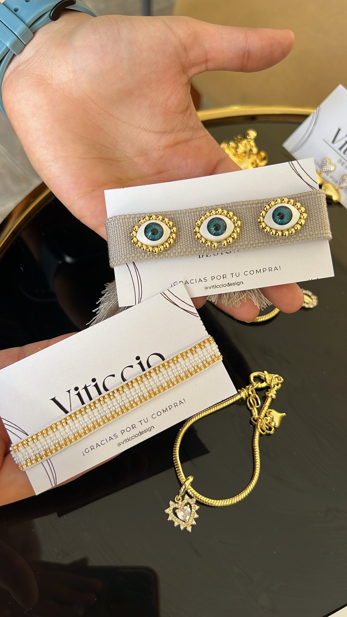 Pulsera de 3 ojos turcos