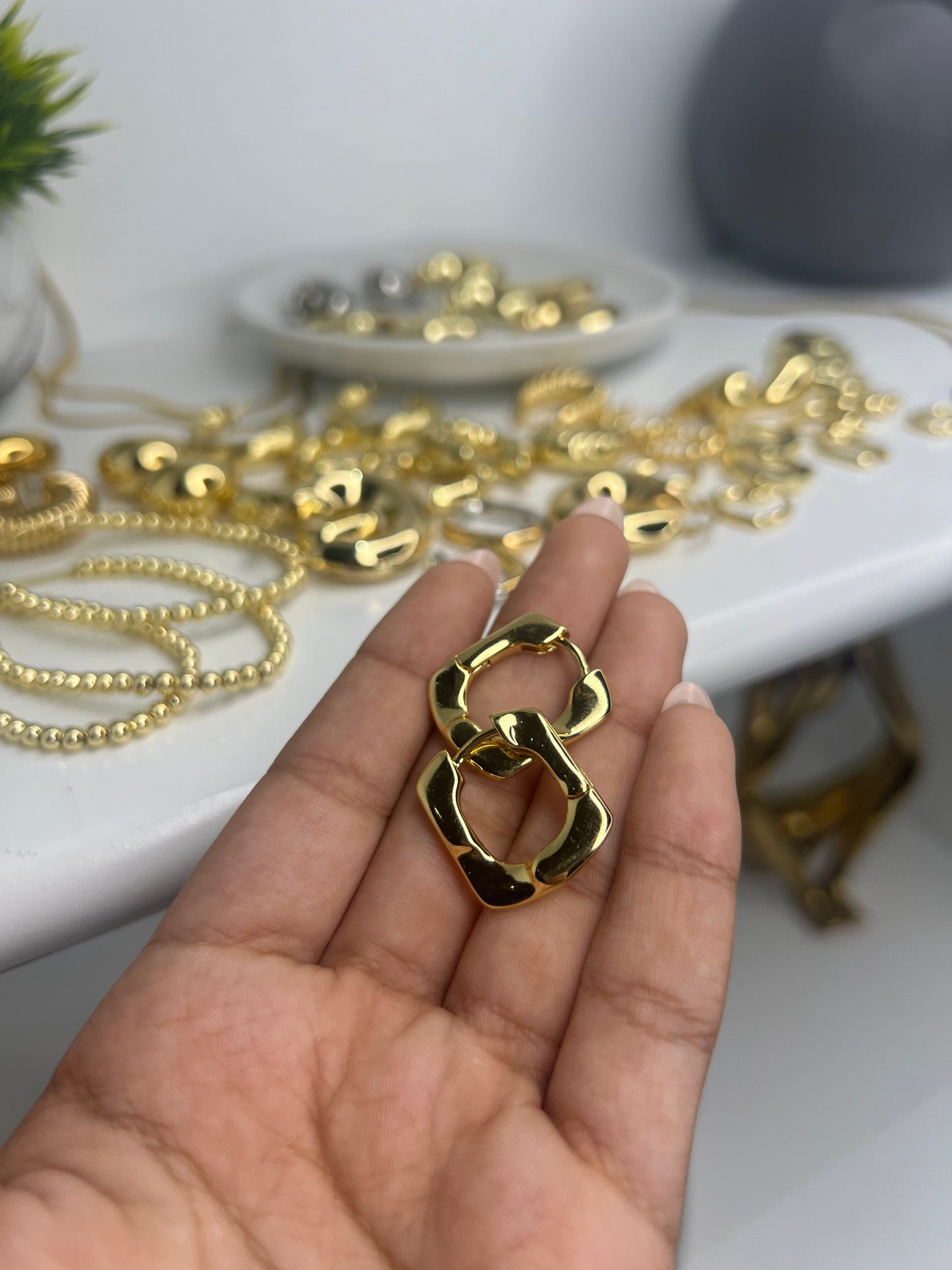 Argollas cuadradas