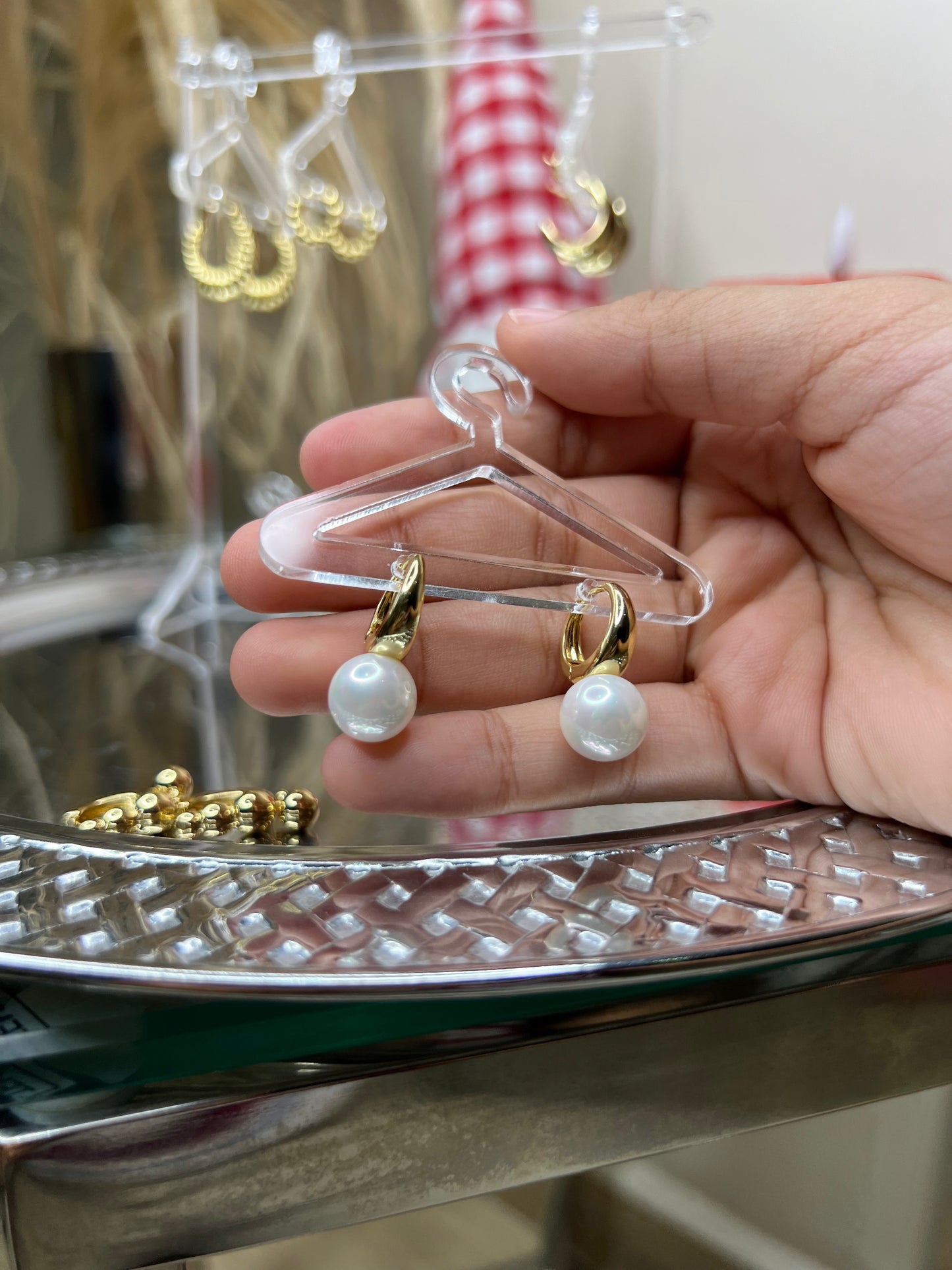 Argollas de perla
