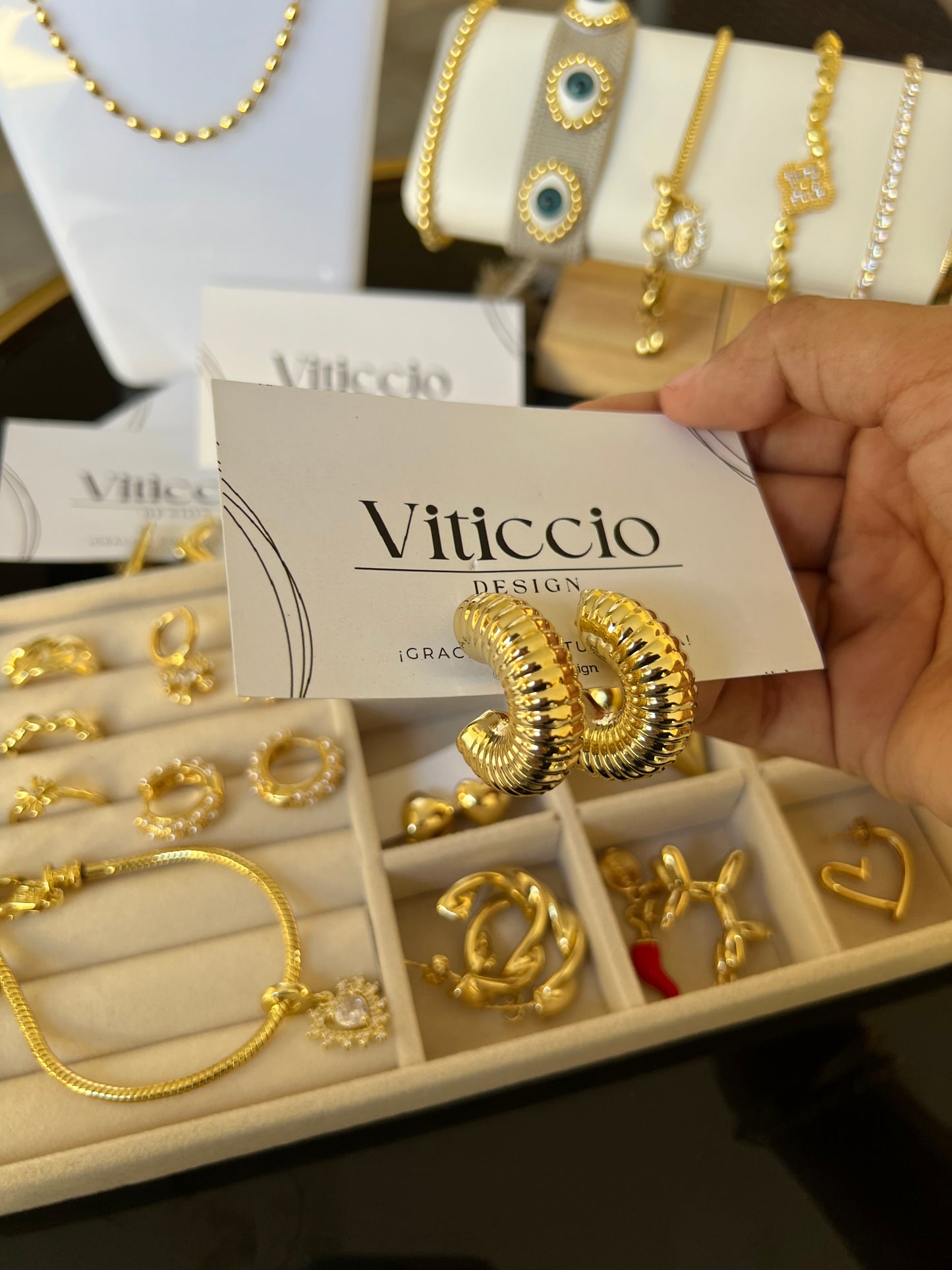 Argollas sadie rugosas