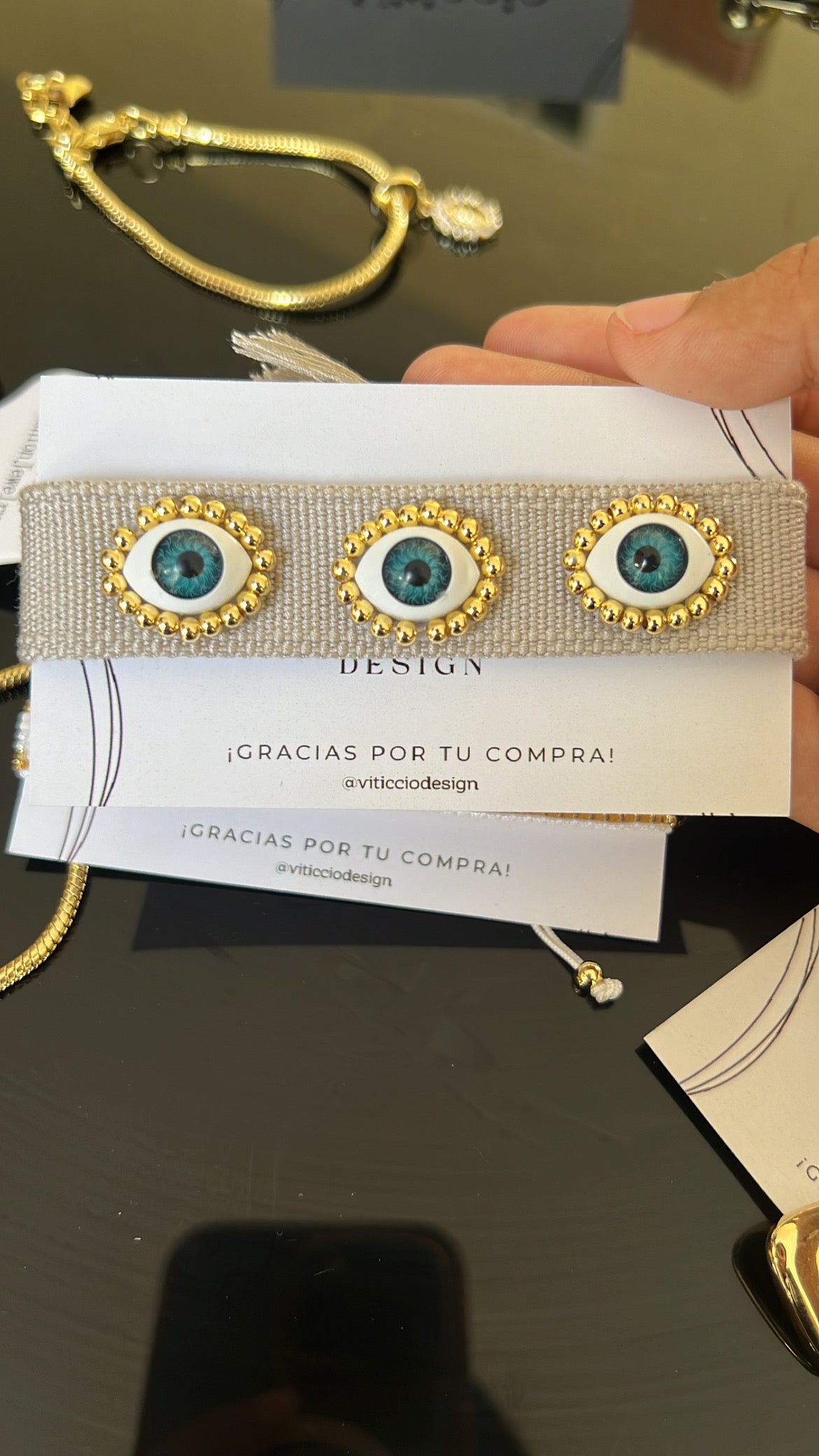 Pulsera de 3 ojos turcos