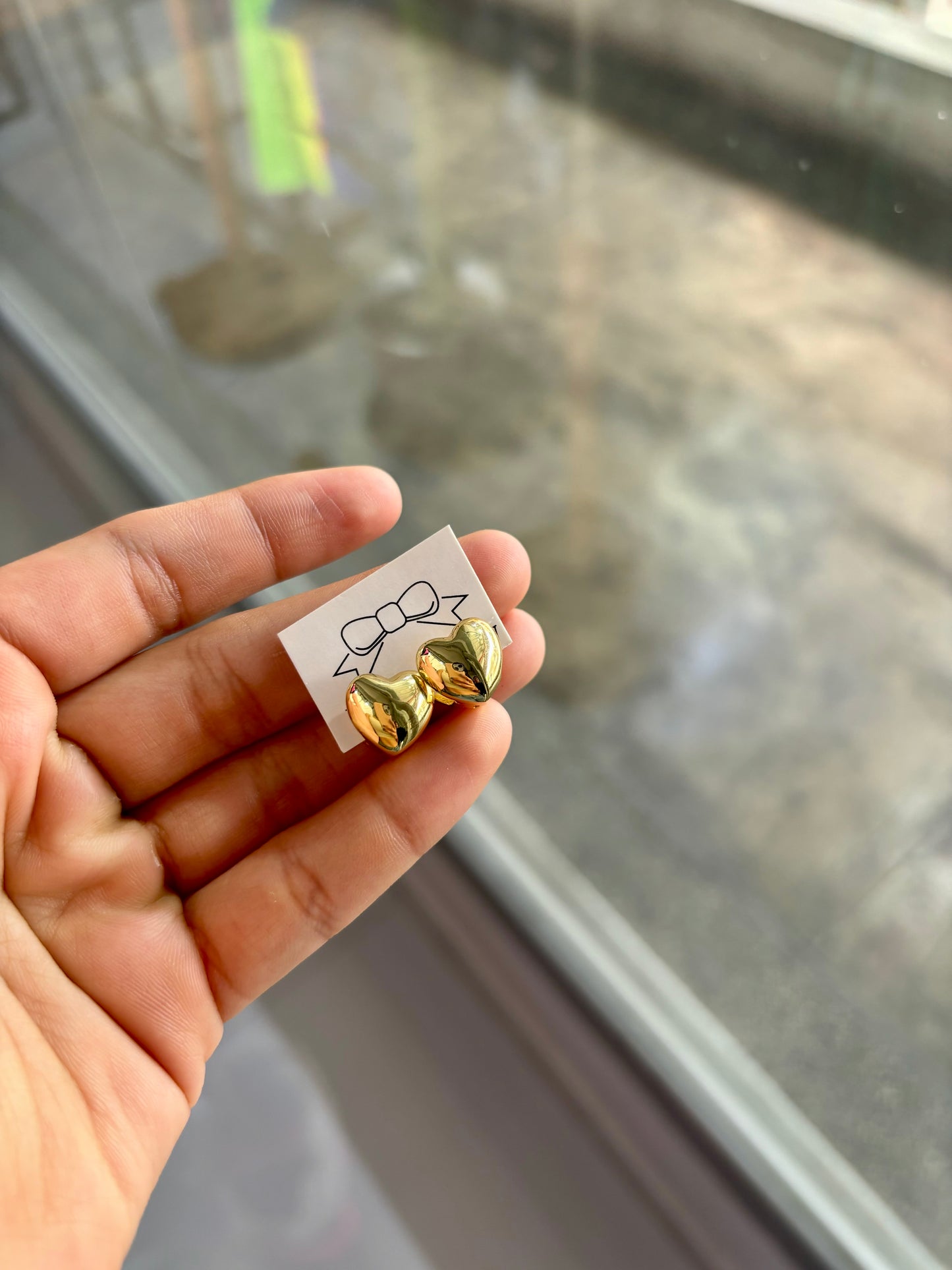 Argollas corazón pequeño
